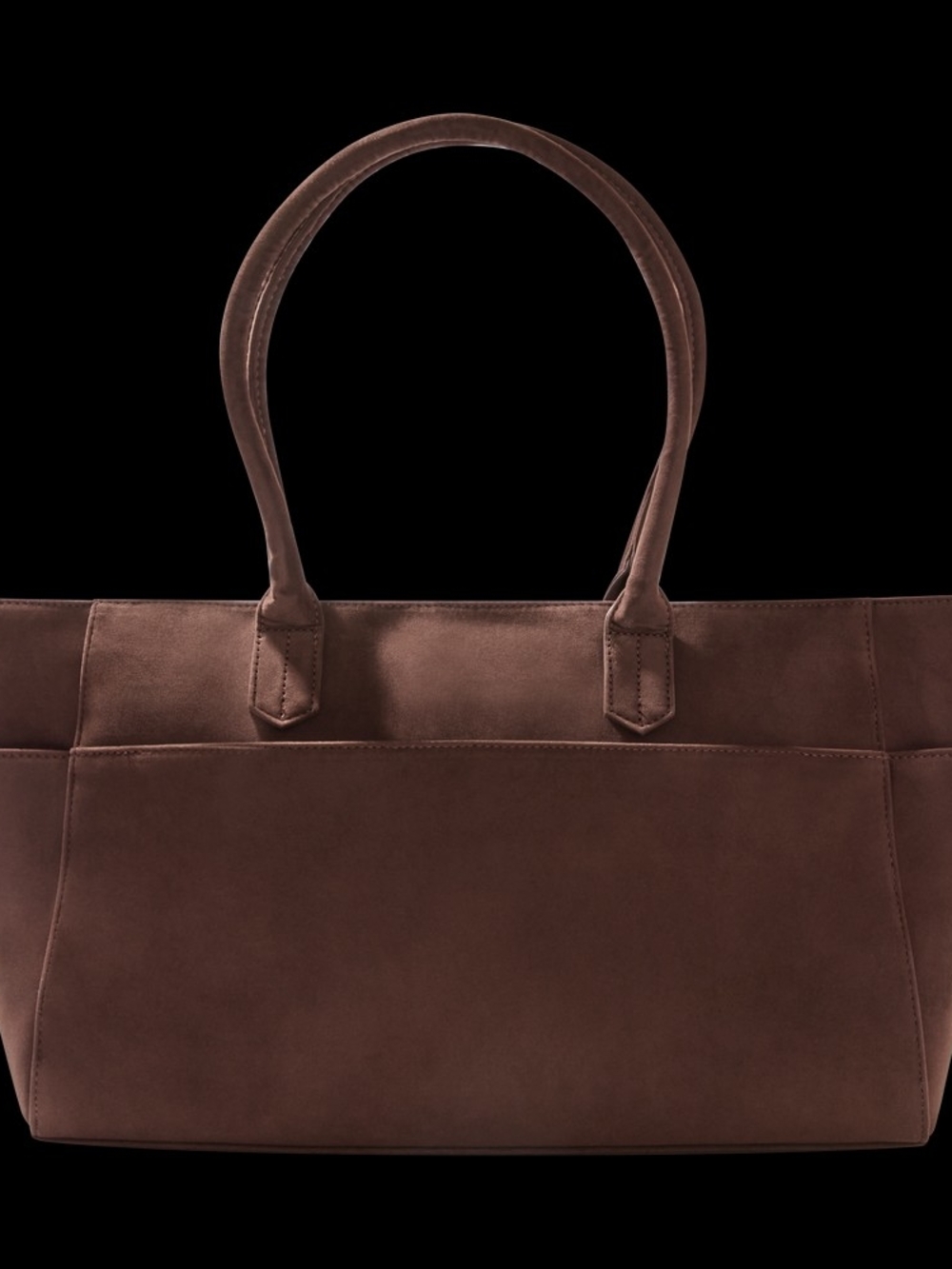 Mali + Lili Faux Suede Tote
